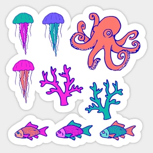 Ocean Party Set Sticker